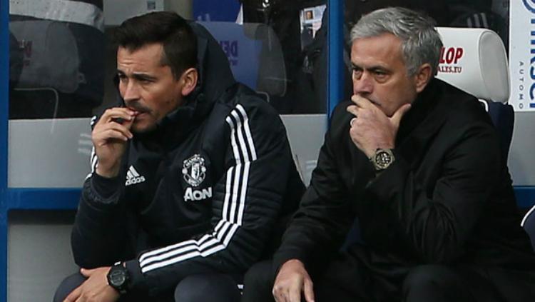 Asisten pelatih Manchester United, Rui Faria.