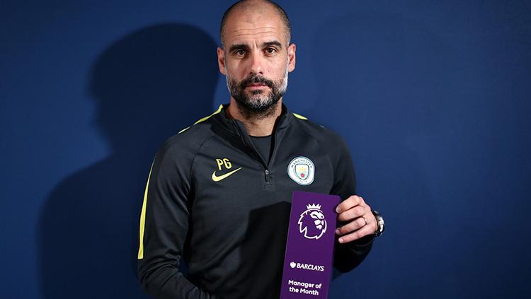 Pelatih Man City, Pep Guardiola. Copyright: squawkanews/Twitter