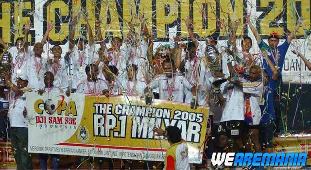 Arema saat menjuarai Copa Dji Sam Soe