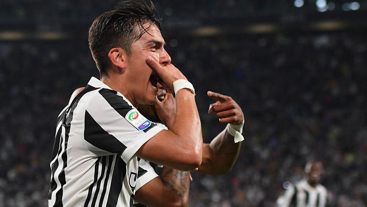 Selebrasi pemain Juventus.