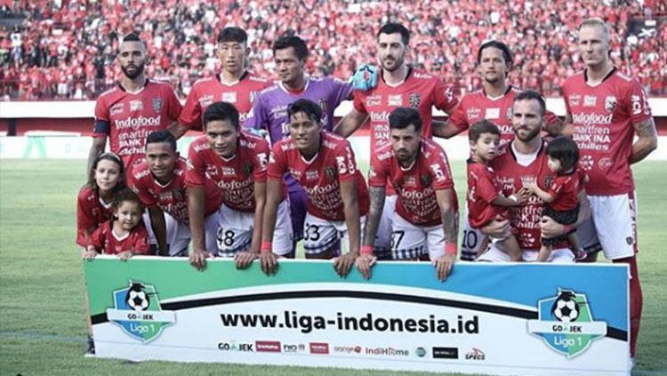 Skuat Bali United. Copyright: Instagram Irfan Bachdim