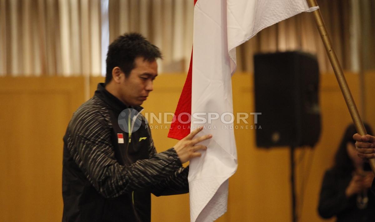 Kapten tim Thomas Cup Indonesia, Hendra Setiawan.