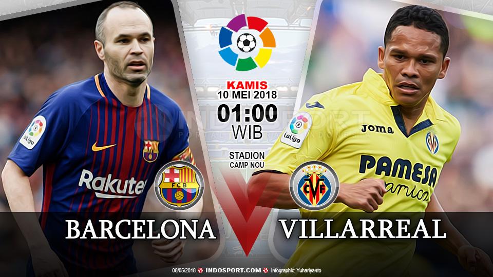 Prediksi Barcelona vs Villarreal. - INDOSPORT