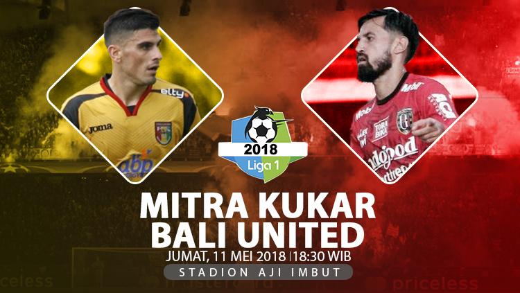 Mitra Kukar vs Bali United.