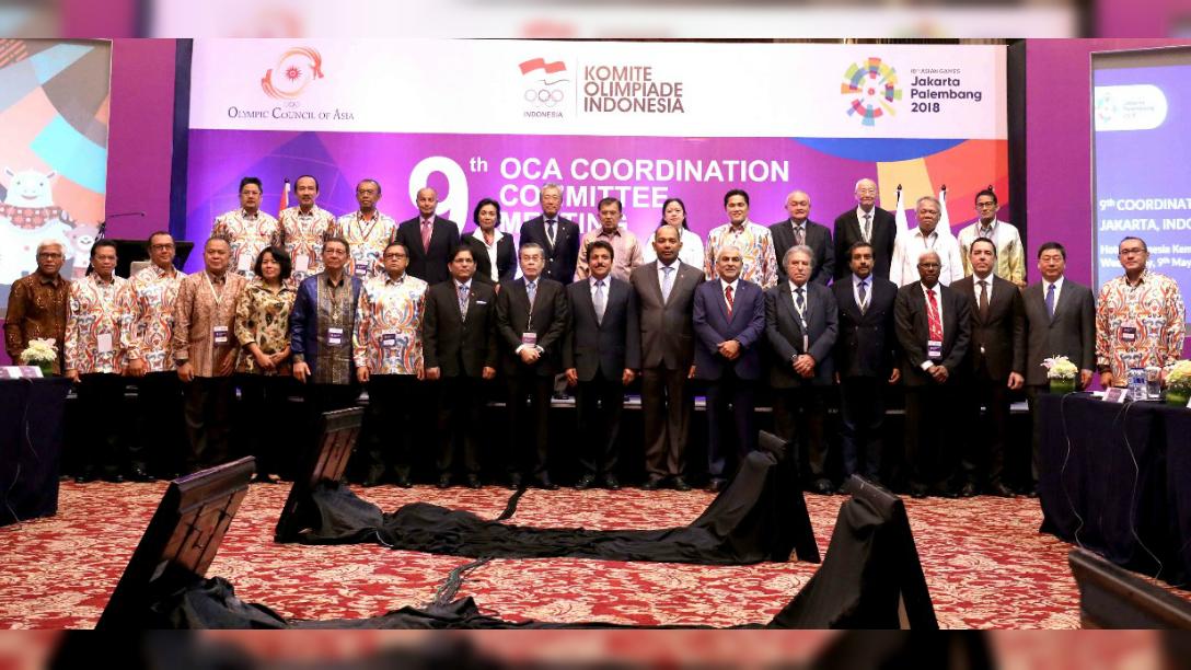 Rapat ke-9 koordinasi komite INASGOC bersama OCA. - INDOSPORT
