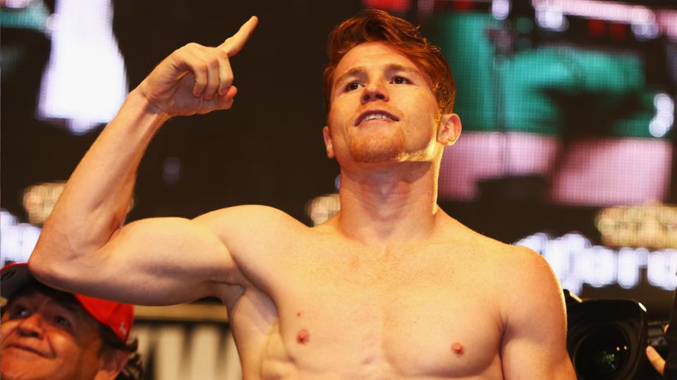 Saul 'Canelo' Alvarez berhasil meraih gelar juara kelas berat ringan (79,3 kg) versi badan tinju dunia WBO usai memukul KO Sergey Kovalev, Minggu (03/11/19). - INDOSPORT