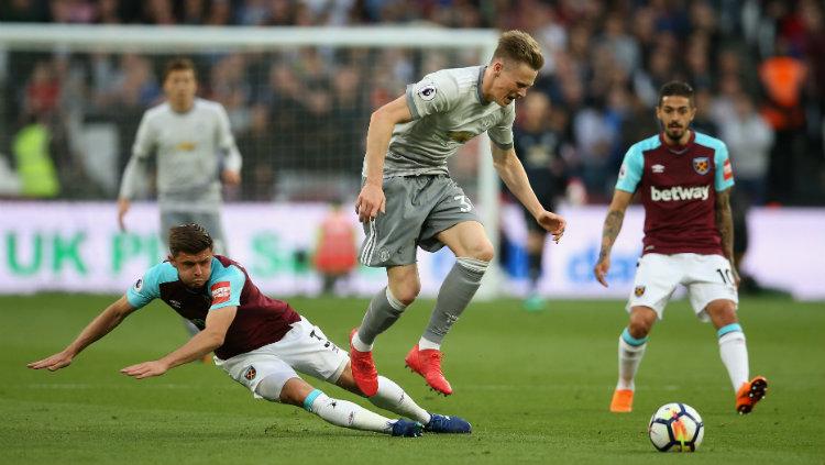 West Ham vs Man United. Copyright: INDOSPORT