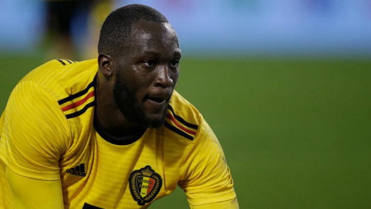 Romelu Lukaku, pemain Timnas Belgia. - INDOSPORT