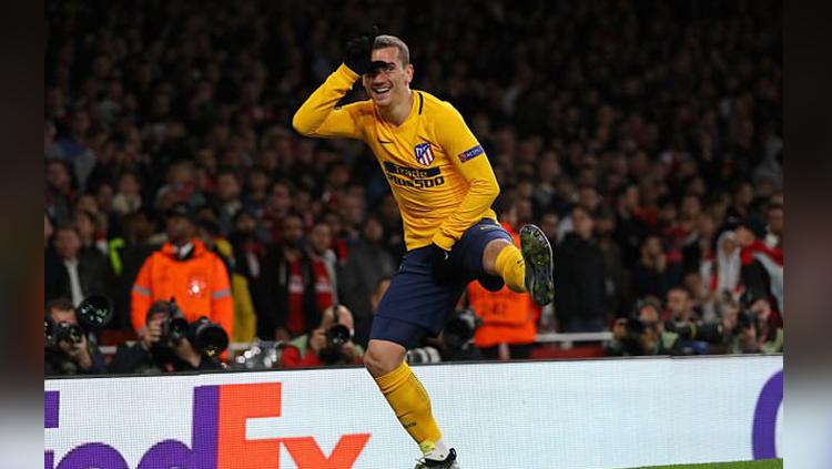 Selebrasi ala game Fortnite Antoine Griezmann.