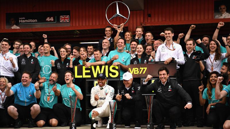 Lewis Hamilton di GP Spanyol. - INDOSPORT