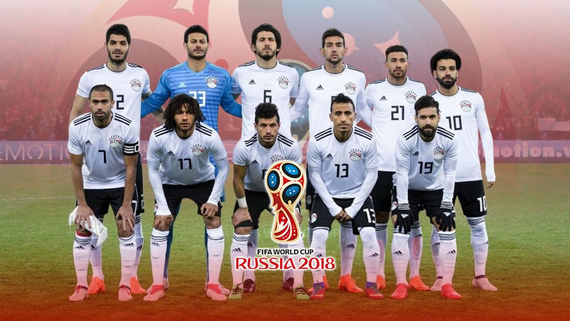 Timnas Mesir di Piala Dunia 2018.