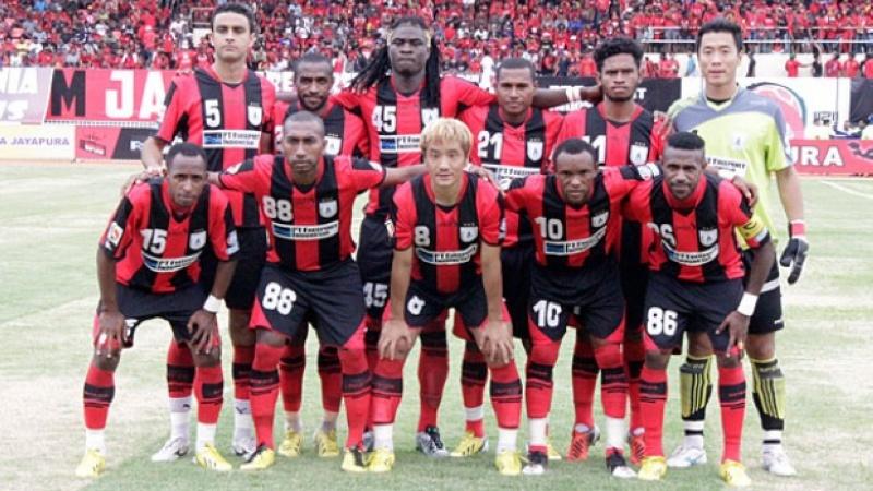 Skuat Persipura di Tahun 2014 Copyright: Tempo.co