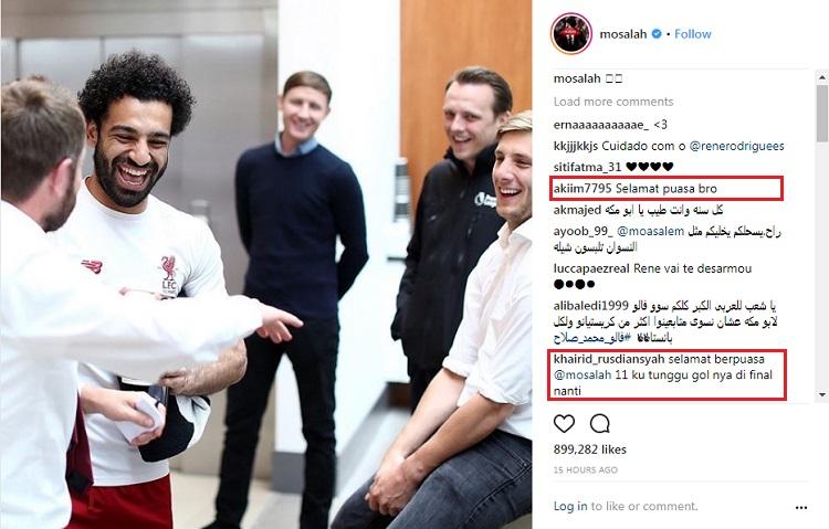 Mohamed Salah Copyright: Instagram
