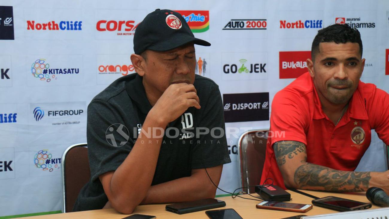 Pelatih Sriwijaya FC, Rahmad Darmawan.