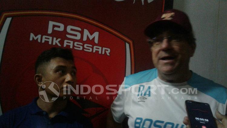 Pelatih PSM Makassar, Robert Rene Alberts.