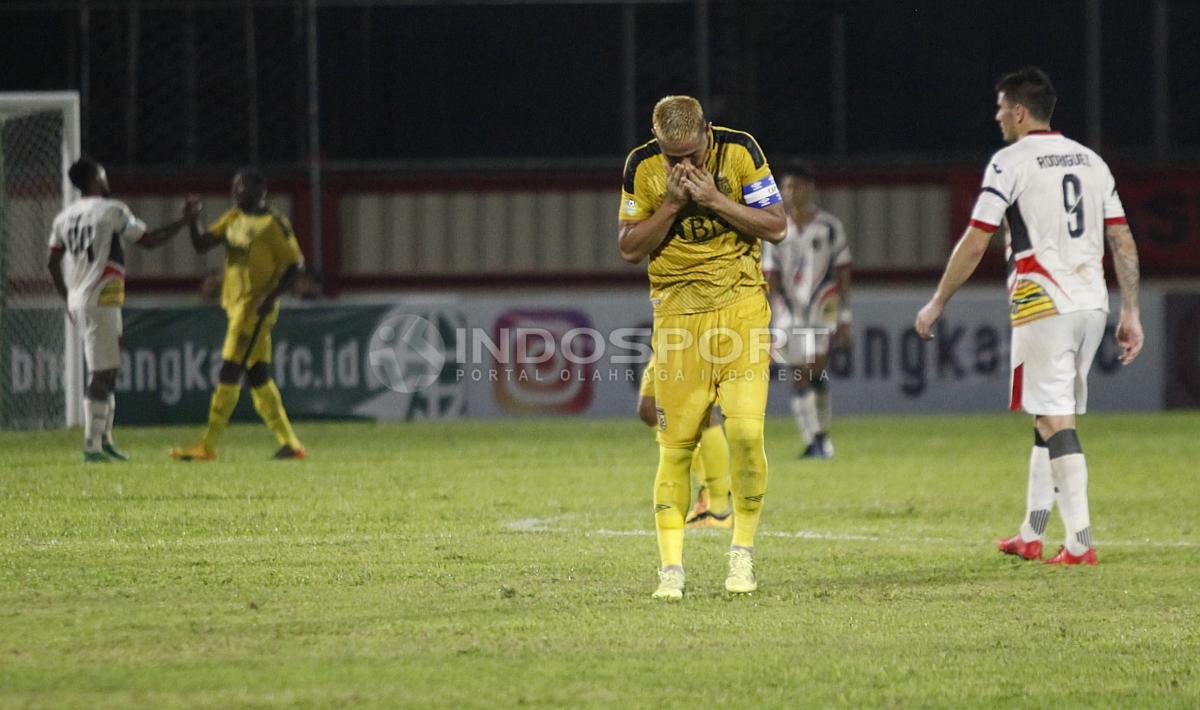 Kapten Bhayangkara FC saat hadapi Mitra Kukar, Jajang Mulyana.