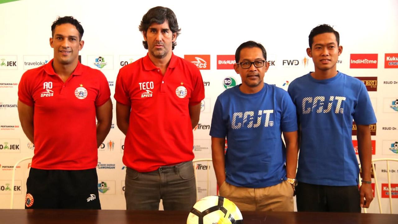 Jumpa pers jelang laga Persela vs Persija. - INDOSPORT