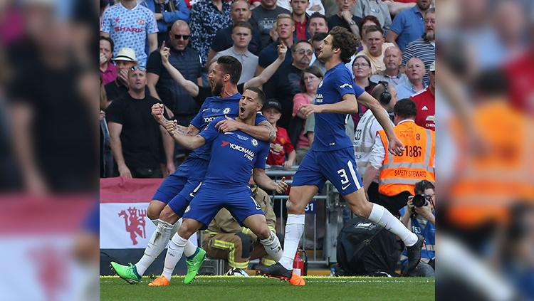 Chelsea vs Manchester United. - INDOSPORT