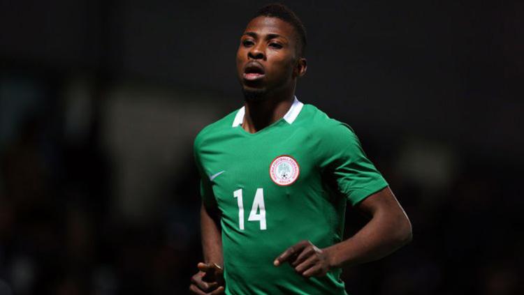 Pemain Tim Nasional Nigeria Kelechi Iheanacho. - INDOSPORT