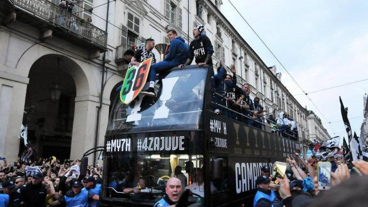 Juventus gelar parade juara. - INDOSPORT