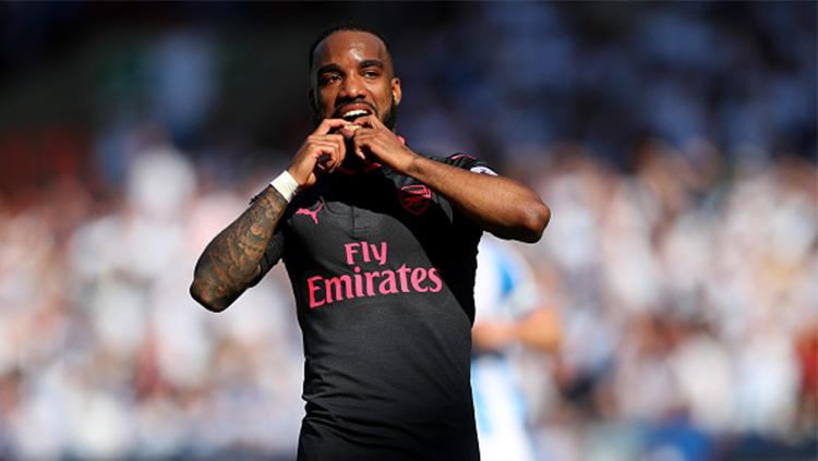 Alexandre Lacazette, striker Arsenal.