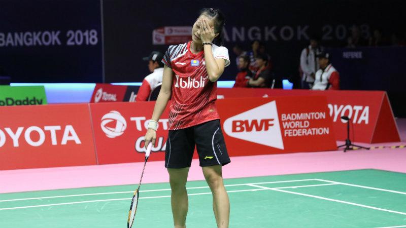 Fitriani, pebulutangkis tunggal putri Indonesia.