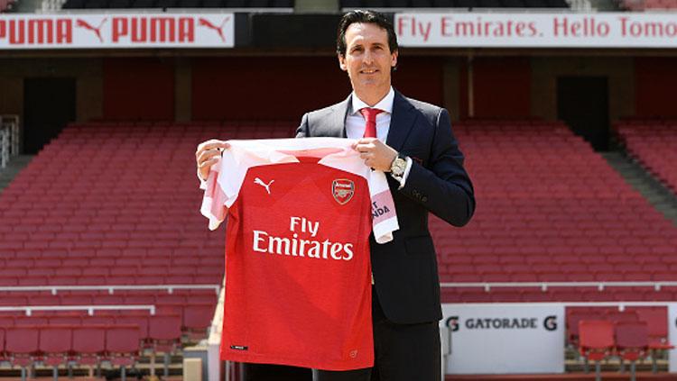 Manajer Arsenal Unai Emery.