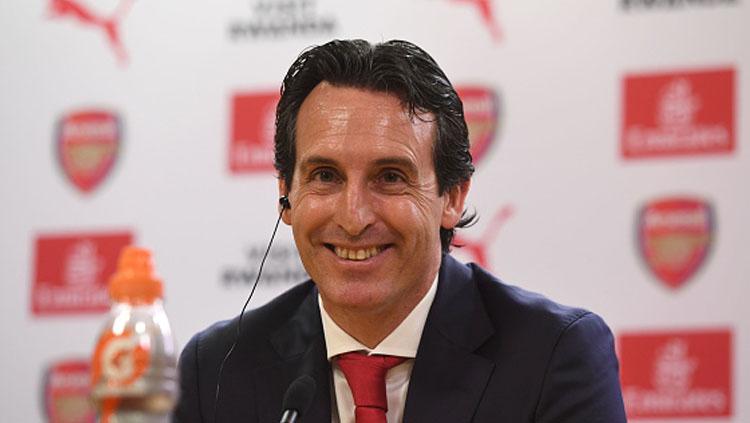 Unai Emery, pelatih Arsenal.