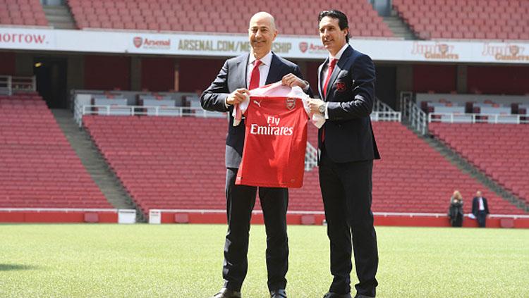 Unai Emery, pelatih Arsenal. - INDOSPORT