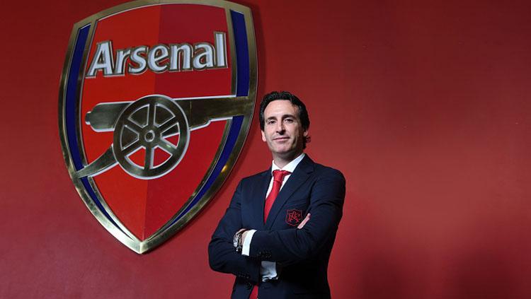 Unai Emery, pelatih Arsenal. Copyright: INDOSPORT