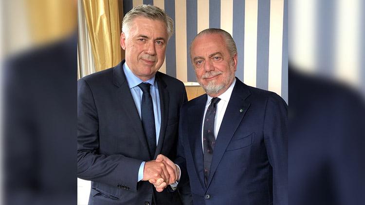 Carlo Ancelotti resmi menjadi pelatih Napoli. - INDOSPORT