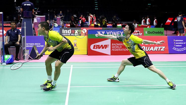 Kevin Sanjaya/Marcus Gideon. - INDOSPORT