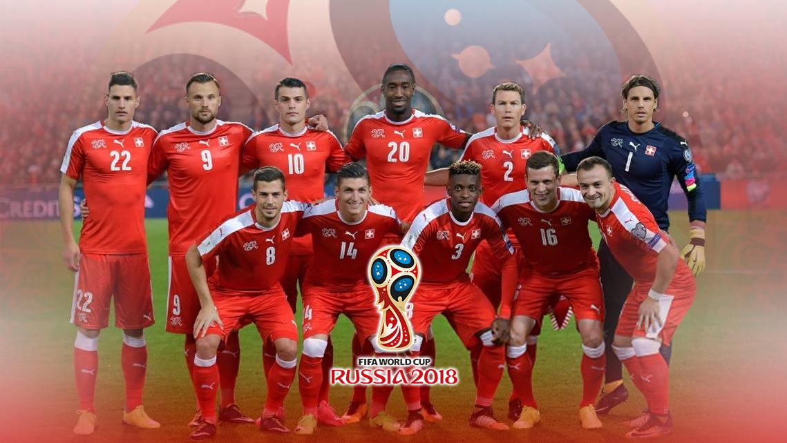 Skuat Timnas Swiss. - INDOSPORT