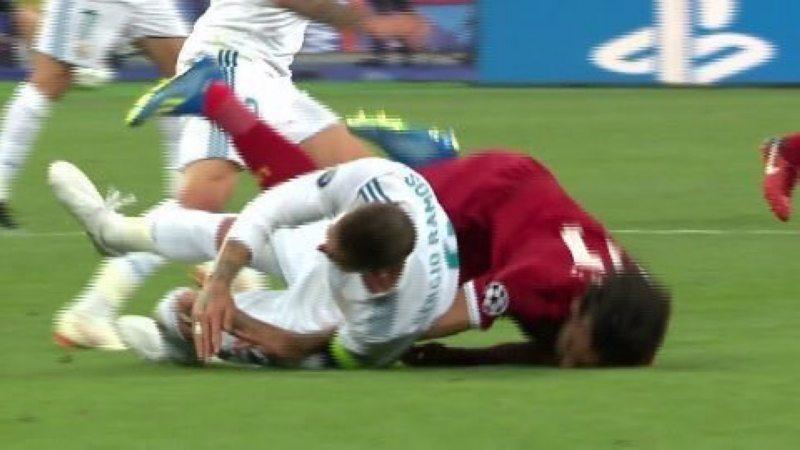 Mohamed Salah dan Sergio Ramos