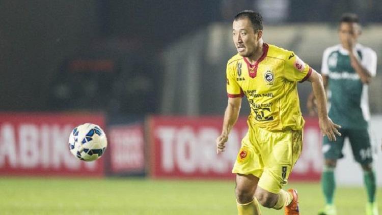 Yoo Hyun Koo, salah satu pemain asing di Sriwijaya FC.