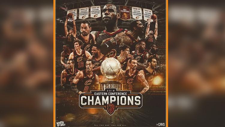 Cleveland Cavaliers, juara NBA Wilayah Timur 2018. - INDOSPORT