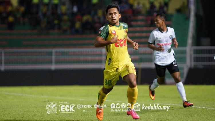Pemain Kedah FA Andik Vermansah.