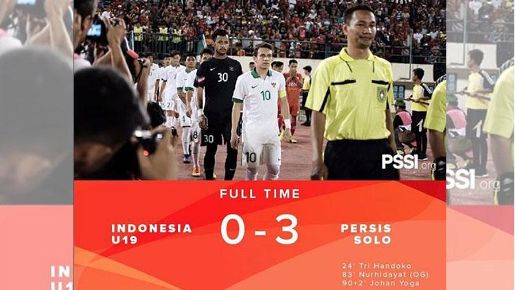 Persis Solo vs Timnas U-19 - INDOSPORT