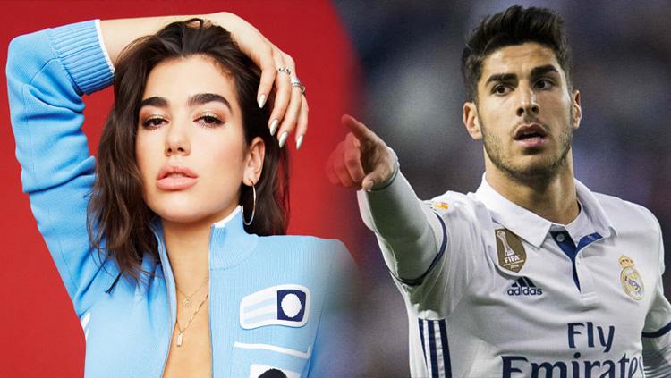 Dua Lipa dan Marco Asensio.