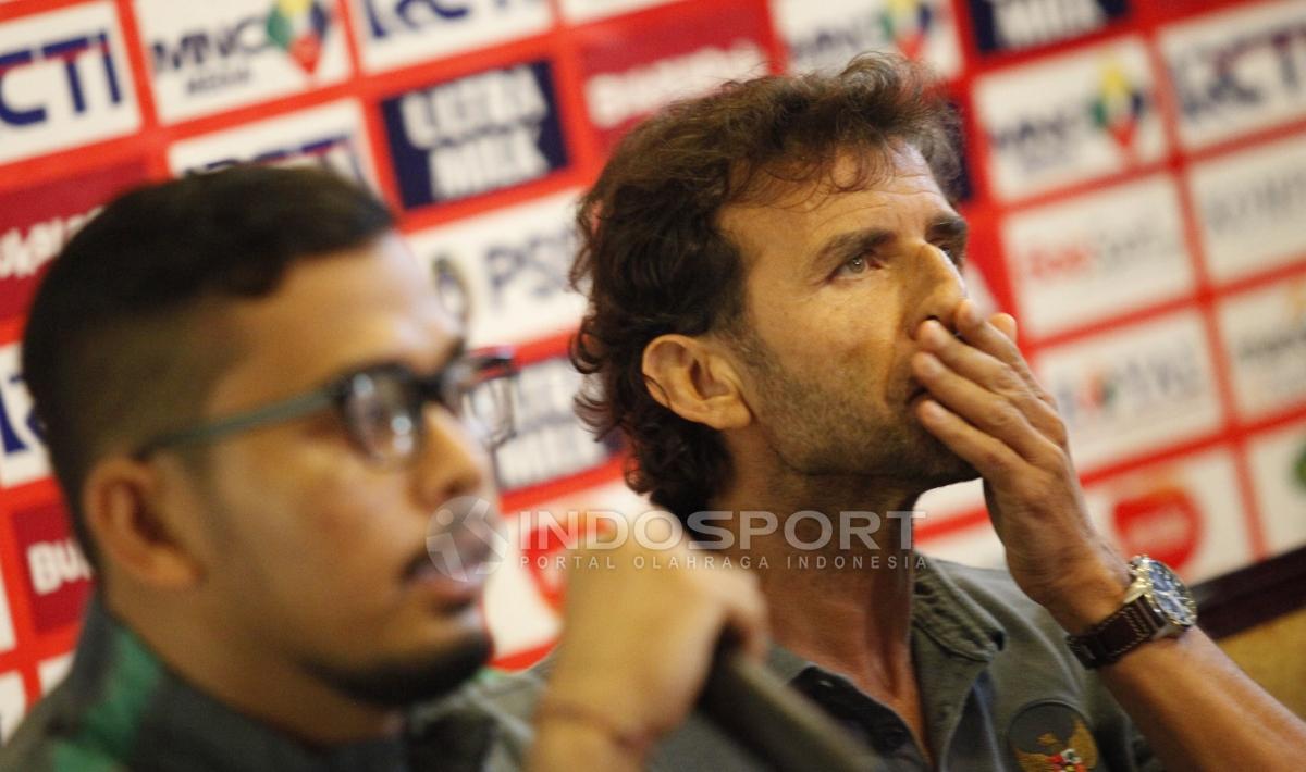 Pelatih Timnas Indonesia U-23, Luis Milla.