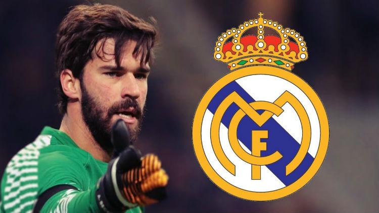 Alisson Becker dikabarkan ke Real Madrid. - INDOSPORT