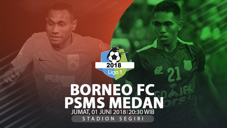 Borneo FC vs PSMS Medan.