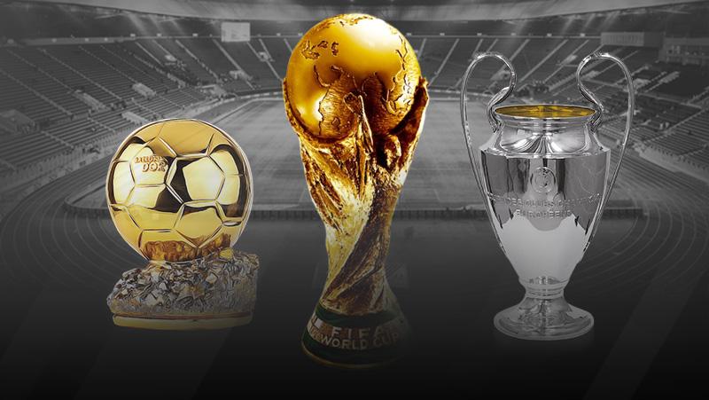 Ballon D'or, Tropi Piala Dunia dan Tropi Liga Champions