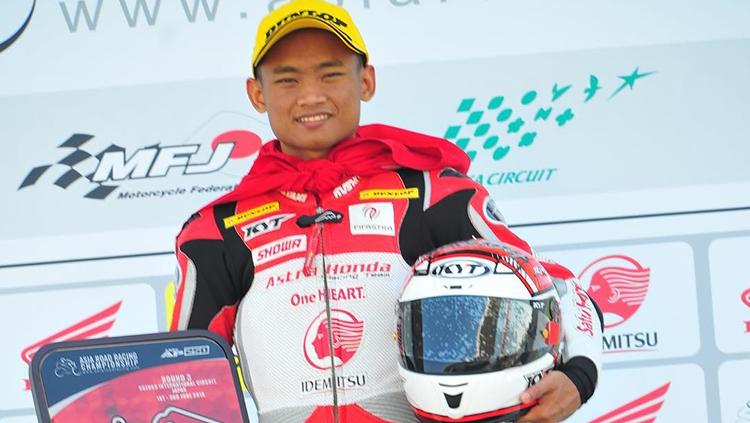 Rheza Danica Ahrens finis diurutan ketujuh di Asia Road Racing Championship 2019.