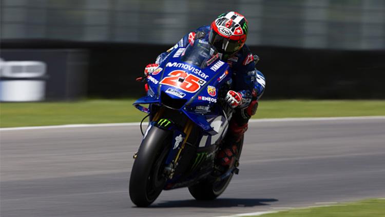 Maverick Vinales, pembalap MotoGP dari tim Yamaha. - INDOSPORT