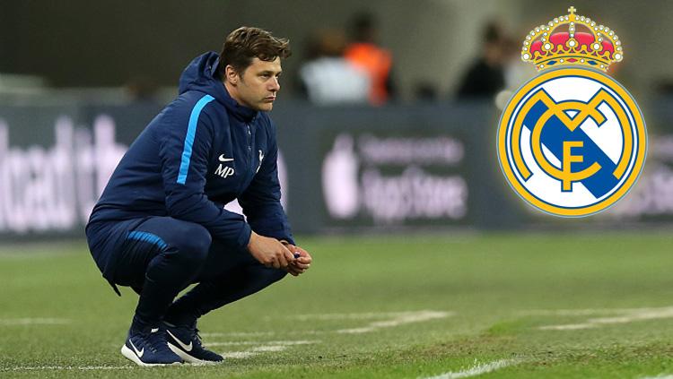 Pelatih Tottenham Hotspur, Mauricio Pochettino difavoritkan jadi pelatih Real Madrid. Copyright: INDOSPORT