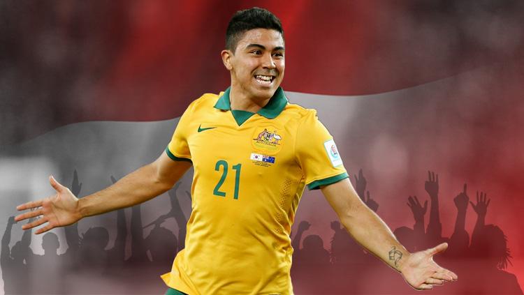 Pemain keturunan Indonesia, Massimo Luongo resmi dibawa Timnas Australia ke Piala Dunia 2018.