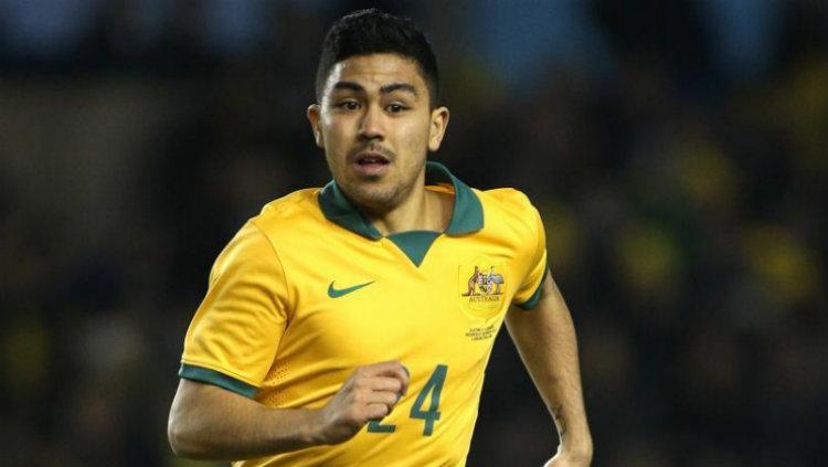 Massimo Luongo, pemain Timnas Australia berdarah Indonesia yang tampil di Piala Dunia 2014 dan 2018.