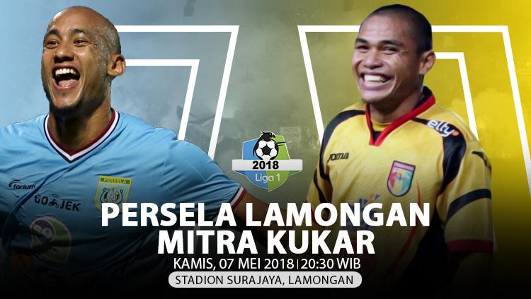 Persela Lamongan vs Mitra Kukar. - INDOSPORT