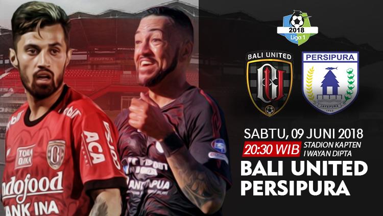 Bali United vs Persipura Jayapura. - INDOSPORT